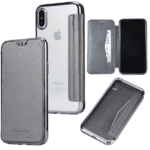 Elegant Flipcover iPhone X / XS Svart
