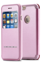 Slide View Flipcover till iPhone 6 Rosa