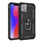 Elegant iPhone 11 Pro Max Magnet Ring Skal -Svart